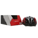 CASCO MTB SMART 25 VENTILACIONES C/VISERA 54-60 CM NEGRO/ROJO