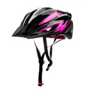 CASCO MTB SMART 25 VENTILACIONES C/VISERA 54-60 CM NEGRO ROSA