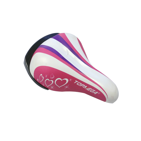 ASIENTO INFANTIL TOPMEGA CONFORT BASE PVC 236x156MM ROSA/BLANCO/LILA
