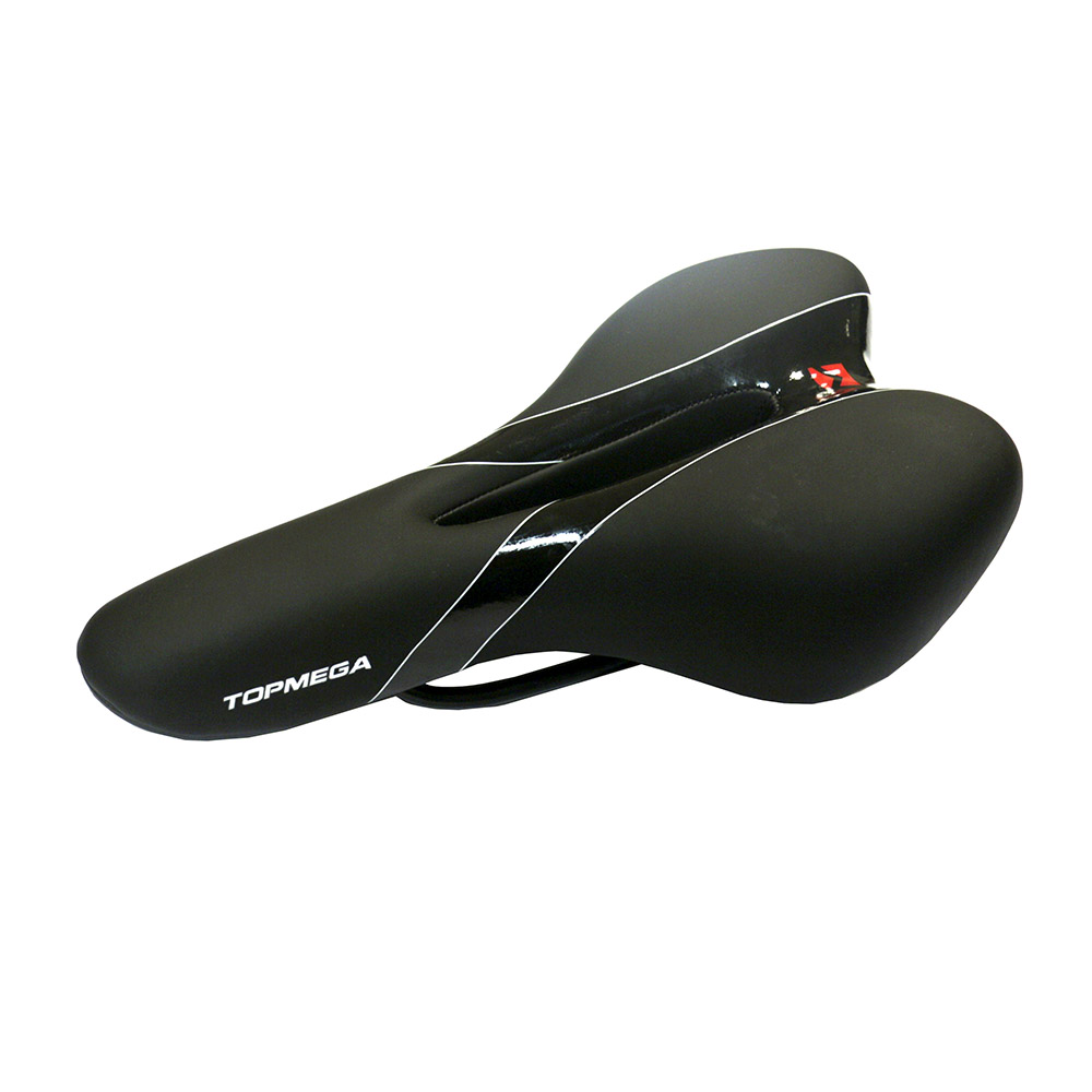 ASIENTO MTB/RUTA 280x160MM ANTIPROSTÁTICO ACOLCHADO NEGRO