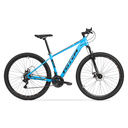 BICICLETA MTB TOTEM W960 ALUMINIO R29" 21VEL SHIMANO TOURNEY CELESTE/NEGRO TALLE S