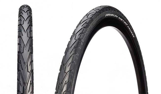 CUBIERTA ARISUN 700X35 URBANA CRUISER WIRE BEAD 30TPI NEGRA