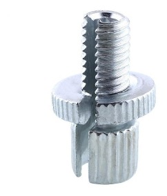 TERMINAL ALUMINIO REGULABLE PARA MANIJA DE FRENO V-BRAKE PLATA