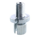 TERMINAL ALUMINIO REGULABLE PARA MANIJA DE FRENO V-BRAKE PLATA