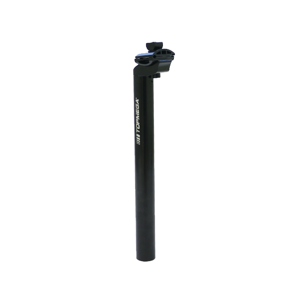 PORTASILLA TOPMEGA ALUMINIO 27,2X300MM C/GRAMPA NEGRO