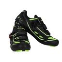 ZAPATILLA CICLISMO ROAD TOPMEGA NEG/VERDE AJUST CRIQUET TALLE 40 EUR