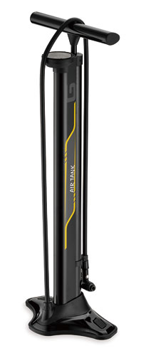 INFLADOR GIYO DE PIE ALUMINIO TUBELESS 260PSI C/MANOMETRO
