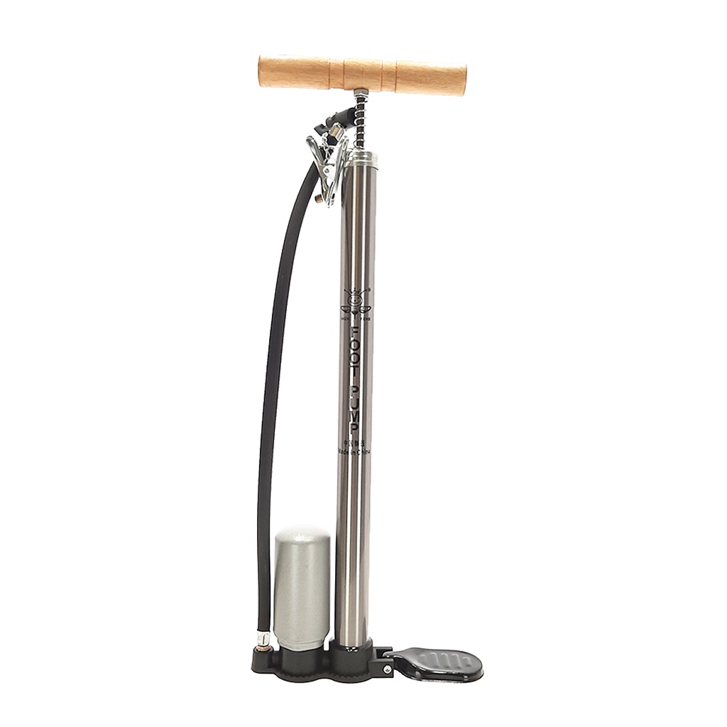 INFLADOR DE PIE C/TANQUE 32X450MM CROMADO