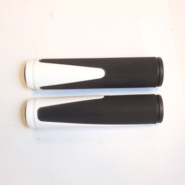 PUÑO MTB BICOLOR 125MM BLANCO