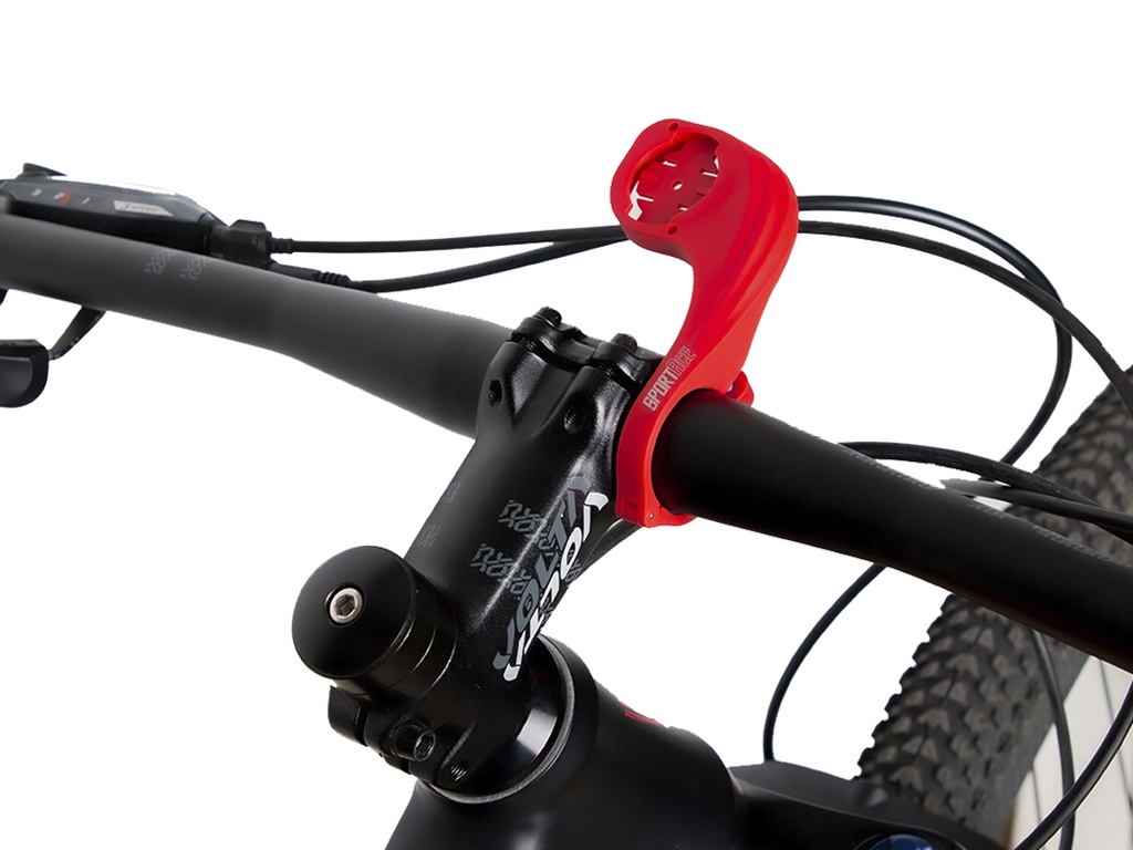 SOPORTE FRONTAL GARMIN SPORTACE ALUMINIO 200-810 108*58*38MM 23g ROJO