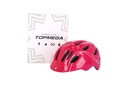 CASCO INFANTIL TOPMEGA CON REGULADOR FUCSIA TALLE XS (46-51CM)