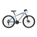 BICICLETA MTB TOPMEGA NEPTUNE ALUMINIO R26" SHIMANO TOURNEY 21VEL GRIS/AZUL/ROJO TALLE S