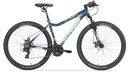 BICICLETA MTB TOPMEGA FLAMINGO ALUMINIO R29 21VEL SHIMANO TOURNEY AZUL/BLANCO/VERDE TALLE M