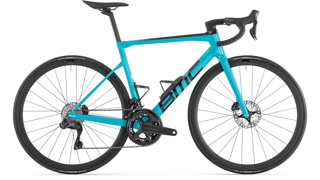 BICICLETA RUTA BMC TEAMMACHINE SLR01 FOUR ULTEGRA CARBONO R28" SHIMANO DI2 24VEL CELESTE TALLE 54