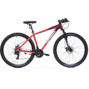 BICICLETA MTB TOPMEGA SUNSHINE ALUMINIO R29" 21VEL SHIMANO TOURNEY CORAL/VIOLETA TALLE XS