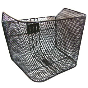 CANASTO TEJIDO TOPMEGA GRANDE 34X26X26MM NEGRO SIN VARILLAS
