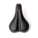 ASIENTO MTB/RUTA TOPMEGA CON LINEA TAPIZADO 245x160MM NEGRO/GRIS