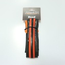 CUBIERTA ARISUN 700X23C RUTA VITESSE CLINCHER FOLDABLE KEVLAR NEGRO/ROJO