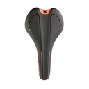 ASIENTO MTB/RUTA TOPMEGA 270x150MM NEGRO/NARANJA