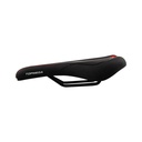 ASIENTO MTB/RUTA TOPMEGA SIN GRAMPA 270x150MM NEGRO/ROJO
