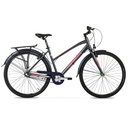 BICICLETA URBANA TOPMEGA ACCENTO ALUMINIO R28" SHIMANO NEXUS 3VEL GRIS/ROSA