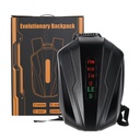 MOCHILA INTELIGENTE TOPMEGA CARCASA DURA CON PANTALLAS LED VERTICAL NEGRA