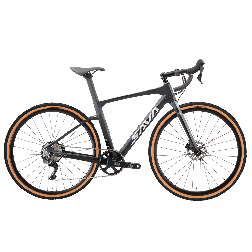 BICICLETA GRAVEL SAVA SUMERS HULK 6.0 CARBONO C:62 R28" SHIMANO GRX 1X11VEL NEGRO TALLE  56