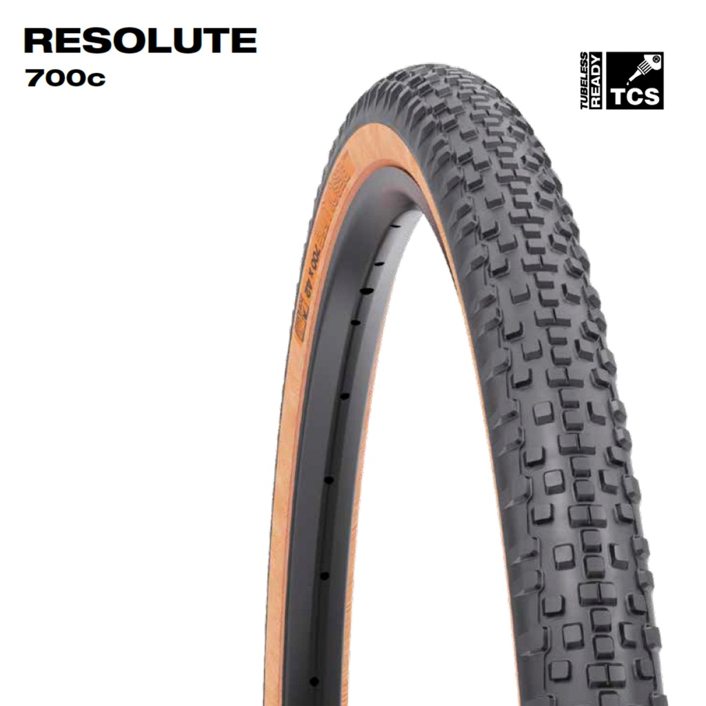 CUBIERTA WTB 700X42 GRAVEL RESOLUTE COMP/FAST ROLLING 27TPI DNA TANWALL