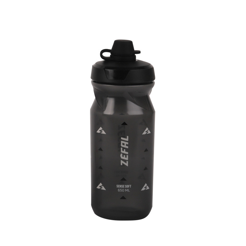 CARAMAÑOLA ZEFAL SENSE SOFT 65 PLASTICA NEGRO TRANSLUCIDO CON TAPA