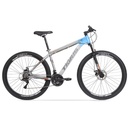 BICICLETA MTB TIGRIS ACERO R29" 21VEL GRIS/CELESTE TALLE S