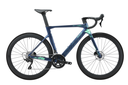 BICICLETA RUTA SAVA AK 105 CARBONO R28" SHIMANO 2X12 VEL AZUL TALLE 47