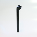 PORTASILLA TOPMEGA ALUMINIO 30.4X300MM C/GRAMPA NEGRO