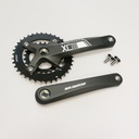 PLATO PALANCA DOBLE MTB CUADRANTE 36-22X175MM C/PALANCA ALUMINIO SR XCM